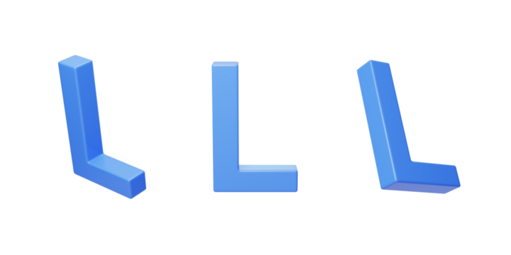 English L Pinyin Spelling Language 3D