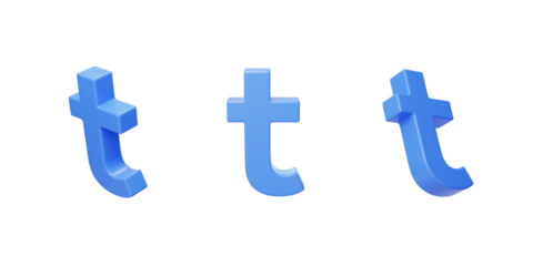 English Letter t Spelling Language 3D