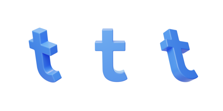 English Letter t Spelling Language 3D