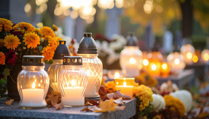candles in the church All Saints' Day 2025
