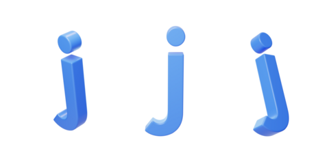 English Letter j Spelling Language 3D