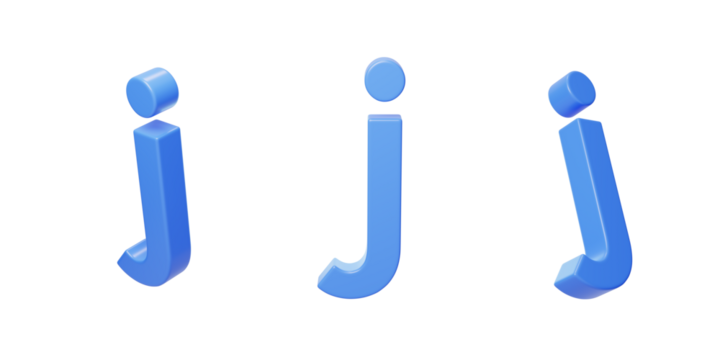 English Letter j Spelling Language 3D