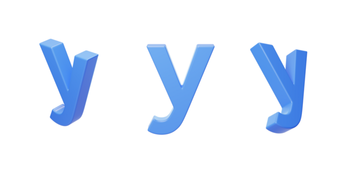 English y Spelling Language 3D