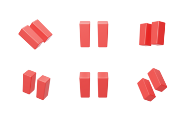 No-keying sign symbol colon quotation mark Hint mark 3D
