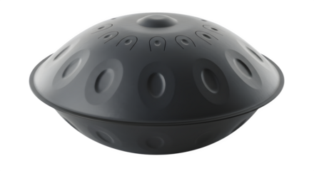 Gray metal instrument. Modern, musical texture creates studio background for musical design, album art, performance posters.