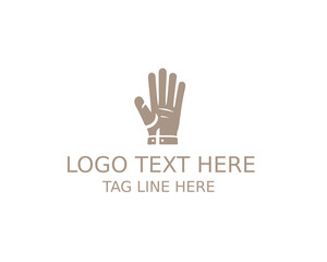 Fototapeta premium Gloves Logo Design
