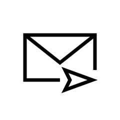 Email Share Parcel Icon, Share Mail Message, Envelope Icon - E-mail close envelope