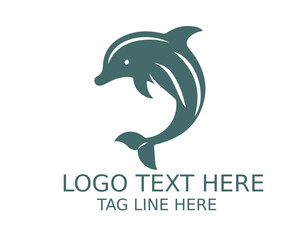 Obraz premium Dolphin Logo Design