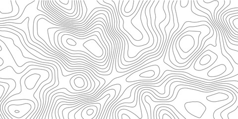 Obraz premium Modern transparent PNG topographic map illustration featuring detailed wavy contour lines on white background.