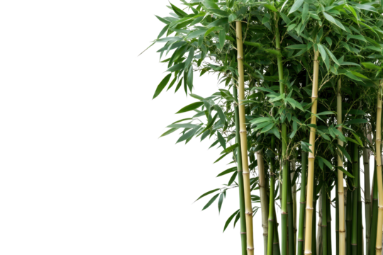 Macro view of fortunate bamboo thriving in a natural environment showcasing vibrant greens and textured stalks captured in exquisite detail