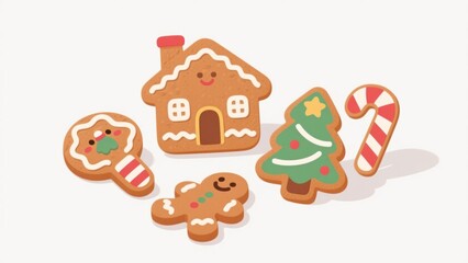 Christmas gingerbread cookies