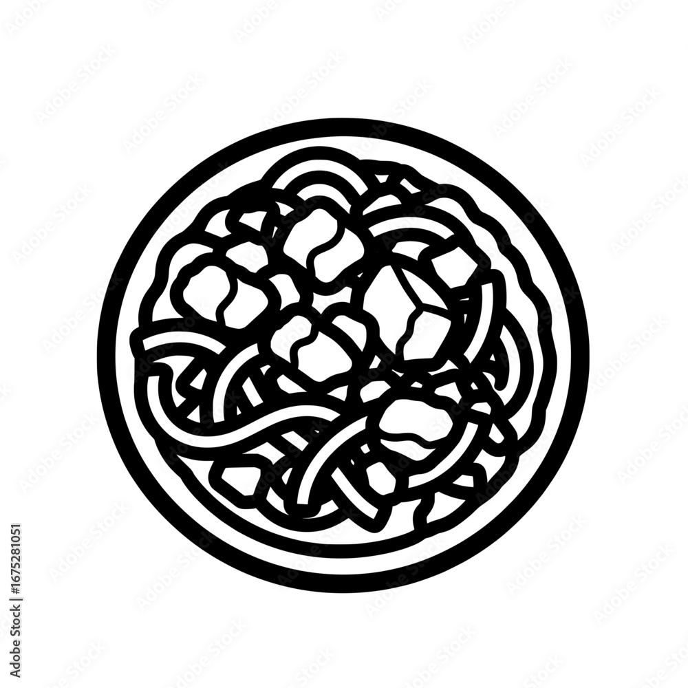 Poster intricate maze with transparent background
