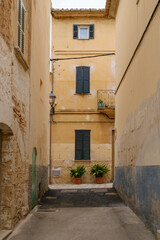 Fototapeta premium city streets in Muro, Mallorca