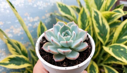 Succulent plant care tips home garden informative guide indoor environment close-up view gardening concepts for beginners