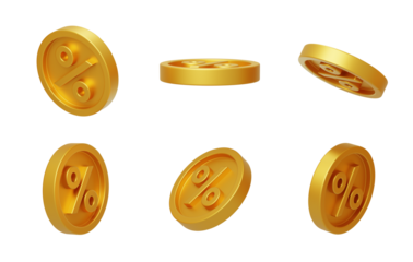 Gold data statistics Discount symbol percentage sign %