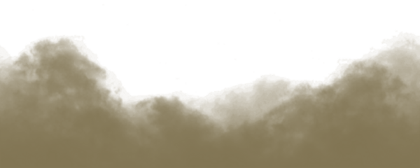 Brown Dust Smoke Cloud Explosion Isolated on Transparent Background – Realistic Sandstorm, Soil, and Particle Mist Effect for Overlay, Compositing, and Digital Design PNG.