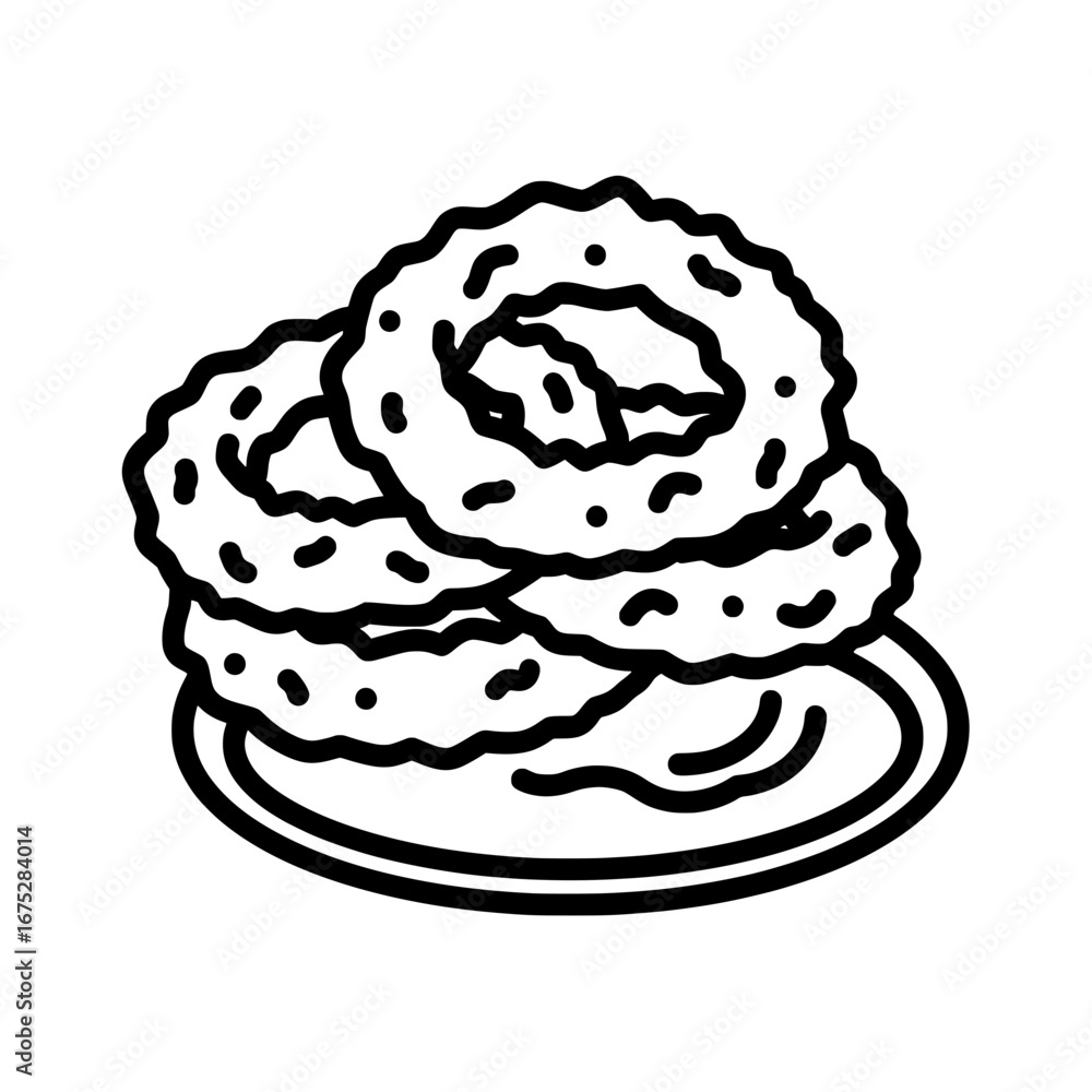 Poster stack of cookies with transparent background