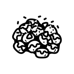 Fototapeta premium Tangled pasta with transparent background