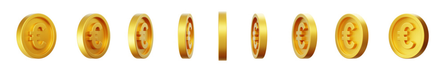Obraz premium Financial euro �symbol internationalized currency 3D