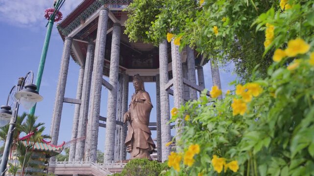 The statue of Kuan Yin Kek at Lok Si Temple, Penang