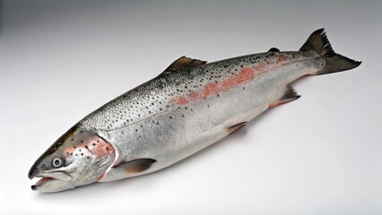 Keta Salmon on studio background