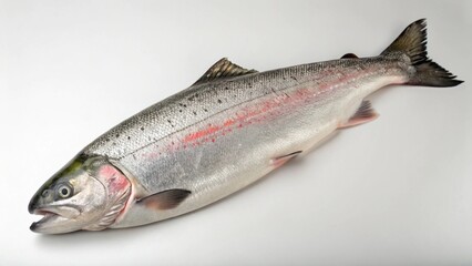 Keta Salmon on studio background