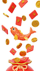 New Year, Spring Festival, Traditional Chinese style 3D