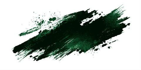 Abstract watercolor brush stroke in black and purple for creative design. Bold swipe of paint with brush strokes on white background	