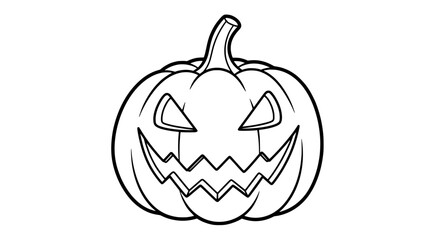 Halloween pumpkin with transparent background