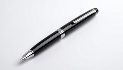 pen on a white background