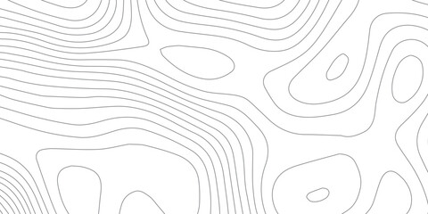 Abstract Topographic Line Art Illustrating the Mountain Terrain in Black and White, Depicting Elevation Changes Using Digital Curves and Contours in a Minimalist Style