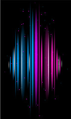 Modern Abstract Gradient Glowing Lines Effect Background Graphic Illustration