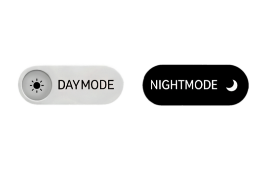 Day Mode Night Mode Toggle Switch – Light and Dark Theme UI Button Icon