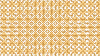 Seamless vintage floral pattern background golden flower textile design wallpaper art