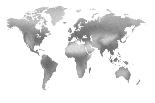 Watercolor painting of the world map isolated PNG with Transparent Background