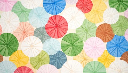 seamless pattern with colorful leaves