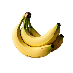 bananas isolated on white