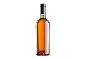 wine bottle isolated on white background alcoholic beverage