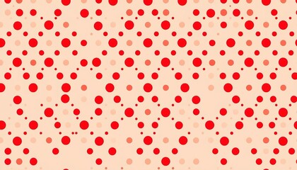 Abstract red dot vector seamless pattern  Modern geometric design for vibrant backgrounds,  surface,  style