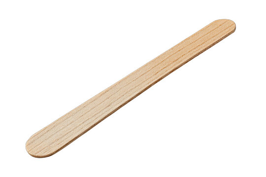 wooden reusable coffee stirrer isolated on white background eco dining
