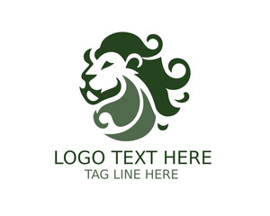 Obraz premium Lion Eleghant Logo Design Vector