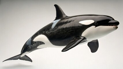 Obraz premium Killer Whale on studio background