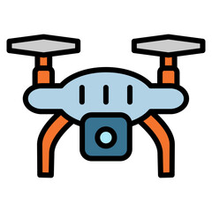 Drone Icon Element For Design