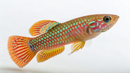 Fototapeta premium Killifish on studio background