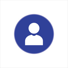 user icons. simple colored vector