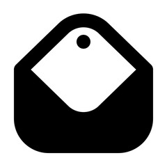 Envelope Open Filled Icon