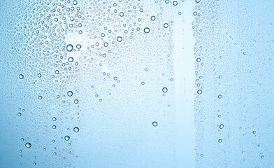 ガラスに着いた水滴	