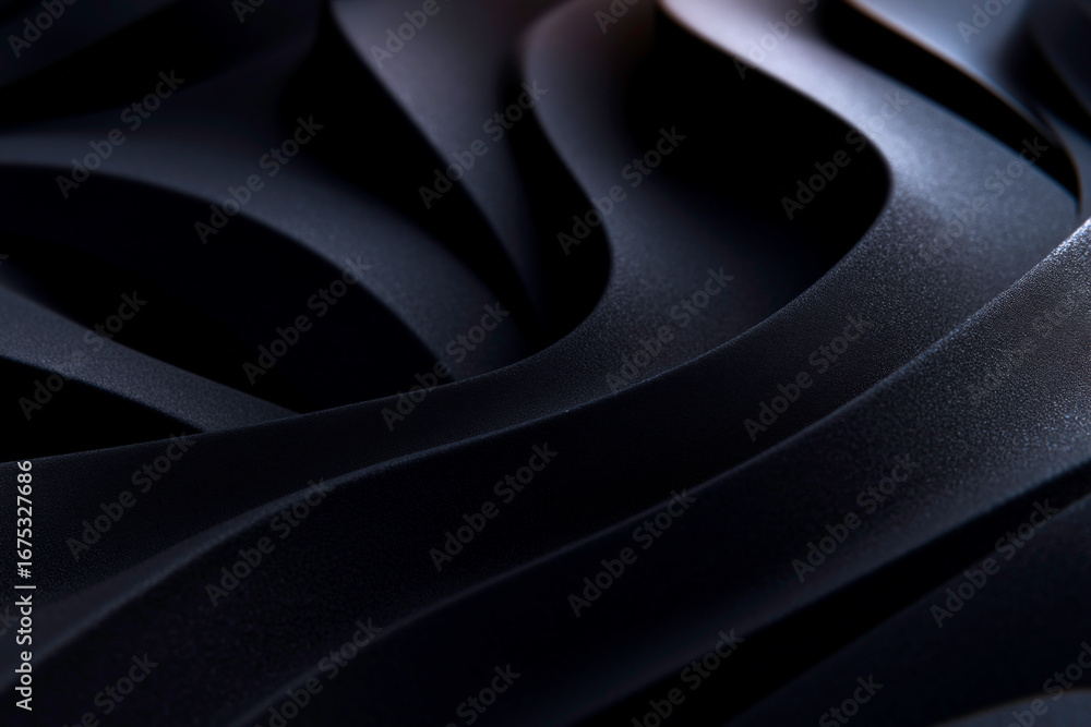 Poster subtle geometric wave pattern embossed on matte surface minimalist design texture