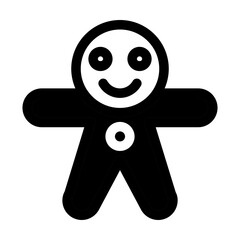 Gingerbread Icon Filled