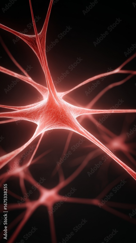 Aufkleber intricate network of neurons, exploring the complexities of brain cells and neural pathways.